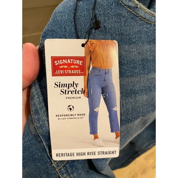 Levi Strauss & Co. Heritage High Rise Straight Jeans for Women’s size 12 - Picture 7 of 8